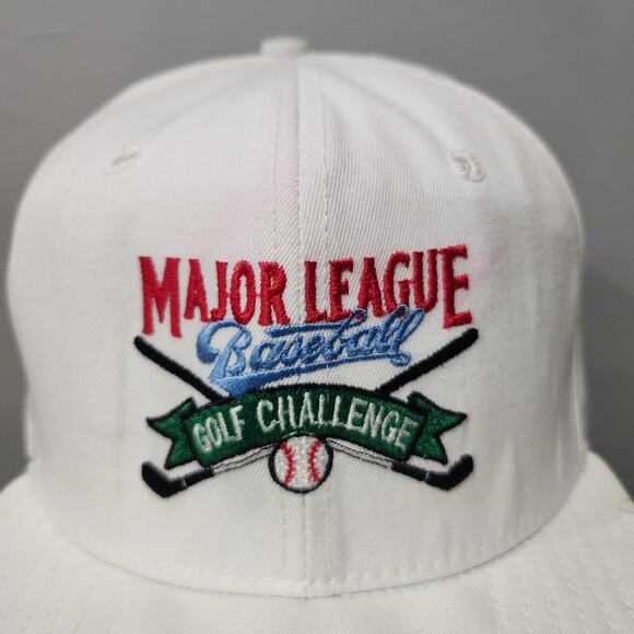 VTG 80s Major League Baseball Golf Challenge MLB MLBPAA New Era Snapback Hat Cap - Picture 3 of 16